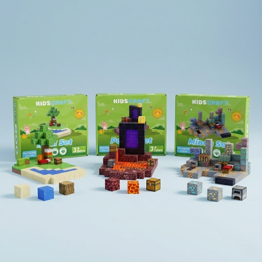 KidsCraft Limited Family Pack - 384 building blocks